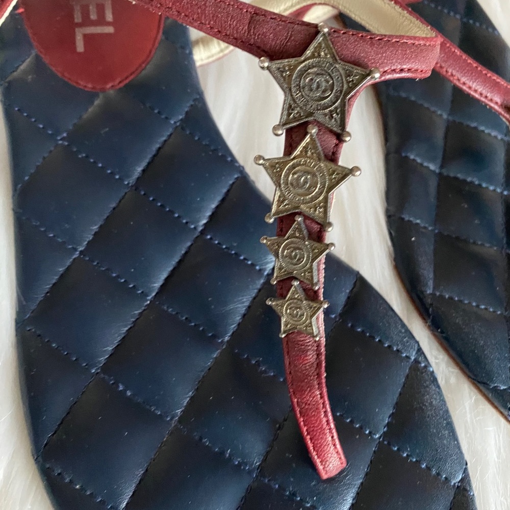 Chanel leather sandals - Picture 2 of 14